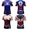 Tute da uomo T-shirt Rashguard Donna MMA Camicie a compressione Manica corta Stampa 3D T-shirt sportive da boxe Bjj Rash Guard Maglie kickboxing 230706