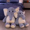 Animaux en peluche en peluche 38-98cm Éléphant en peluche géant Apaiser Poupée en peluche Big Happy Ears Animaux Jouets pour enfants Doux Lit Oreiller Coussin Enfants Bébé Cadeau L230707