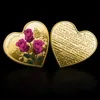 Искусство и ремесла любовь в форме красного розового золота памятная монета 52 виды монет, выражая мою любовь к тебе