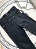 Ba1 Main New Jeans pantalones de lujo para mujer Pantalones vaqueros de pierna recta de talle alto Agujero pierna ancha de moda casual moda mujer pantalones de mezclilla jeans ajustados