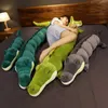 Stuffed Plush Animals 180cm Giant Real Life Stuffed Crocodile Plush Toy Simulation Animal Alligator Dolls Kawaii Creative Pillow for Children Gifts L230707