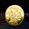 Konst och hantverk År av minnesmynt Guldpläterade minnesmedaljer för mynt