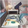 Teppiche 100 Dollar Teppich Teppich Eingang Pfund Eur Bill Runner Papier Geld Lounge Wohnzimmer Schlafzimmer Home Decor Drop Lieferung Garten Te Dhdpk