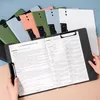 Заявка по расходам A4 Manager File Polder Organizer Double Clips Test Paper School School Pad Bupboard Office Канцелярские товары 230706