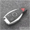 Chave do carro 2/3/4 botões Smart Remote Shell para Benz Bga Nec C E R S Cl Gl Sl Clk Slk Fob Drop Delivery Mobiles Motocicletas Interior Ac Dhrdf