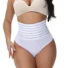 Modeladores femininos Meet'r Women's Tanga modeladora de cintura alta respirável modeladora corporal calcinha para emagrecer barriga roupa íntima BuLifter sem costura