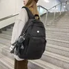 LU Simple Oxford Fabric Students Campus Campus Bags Outdoor Bags Teenager Shoolbag backpack trend الكورية مع سفر حقائب الظهر الترفيهية