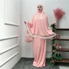 Roupas étnicas Robe Abaya Dubai Turquia Hijab Vestido Muçulmano Kaftan Abayas Para Mulheres Qatar Caftan Tesettur Elbise Oração Ramadã Islâmico