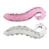 Vuxenleksaker Rosa Hippocampus Glas Dildo Realistisk Sex Vuxna Lång Butt Plug Toy för kvinnor Anal 230706