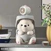 Decorative Objects Figurines Nordic Cartoon Polar Bear Statue Keys Storage Tray Snack Sundry Holder Sculpture Porch Chair Shoe Changing Stool Home Decor 230707