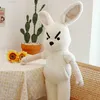 Stuffed Plush Animals Angry Rabbit Plush Toy Children Soft Doll Cartoon Rabbit Fluffy Toy Simulation Doll Stuffed Animal Toys For Kids Girlfriend L230707