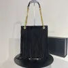 Sac de sage de squette en daim givré Grace Fringe Hobo Delated Casual Elegant Fashion Personal Personal Sac accrocheur