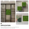 Decorative Flowers House Plants Faux Foam Flocking Simulation Moss Green Background Wall