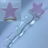 Vuxenleksaker Love fairy stick Kristallglas Dildo Penis Pärlor Analplugg Rumpa Sex För Man Kvinna Par Vaginal Och Stimulering 230706