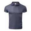 Men's Polos Fashion Sport T Shirt Men Summer Running Shirt Short Sleeve Slim Top Casual Business Polo Shirt Camisetas Gym Masculino 230706