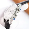 Mens Watch Automatic Automatic Mechanical 7750 Movement Movement 41mm Top Watch Designer Business Montre Montre Montre Luxes Leather Strap