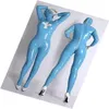 PVC Lake Blue Lycra Tight Spandex Neutral Catsup S-XXL246q