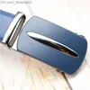 Belts Cow belt with alloy automatic buckle fashionable men's belt blue men's belt 2022 Plus size belt 90130CM designer belt Z230707