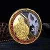 Arts et artisanat nouvelle médaille commémorative militaire commémorative européenne et américaine 3D Relief métal artisanat