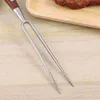 BBQ Grills Fork Bbq Sticks Grilling Steak Prong Roasting Grill Marshmallow Meat Steel Stainless Kitchen Forks Chef Pastachicken Poultry 230706