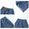 Klänningar chic ven kvinnors denim shorts retro oregelbundet klippt blå highwaisted korta jeans för kvinnor streetwear byxor damer sommar 2022