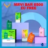 Mrvi Bar MR8500 Disposable Vape Pen E Cigarette Device With 650mAh Battery 16ml Pod Prefilled Catridge rechargeable EU Free