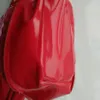 Moda Catsuit Costumi PVC Faux Leather Red Latex Cosplay tute con cerniera posteriore a 3 vie sul cavallo anteriore267p
