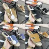 Tasarımcı Antigua Sandalet Çim Dokuma Ayakkabı Erkek Terlik Yaz Slaytları Açık Moda Sandal Erkek Toka Scuffs Deri Terlik Plaj Ayakkabı Kutusu