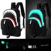 Luminous Backpack Men's Usb Backpack Student Schoolbag Personality Fashion