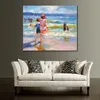 Canvas Art at The Seashore Art Edward Henry Potthast Painting Handmade Impressionist Landscapes Artwork High Quality