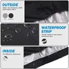 BBQ Tools Accessories Cover Waterproof Barbecue Grill with PVC Coating Outdoor Oxford Fabric Windproof RipProof UV Resistant 230706