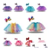 Party Decoration Baby Kids Skirt Girls Princess Stars Glitter Tutu Children Sequins Ballet Skirts With Hairpins T2I51212 Drop Delive Dhbyi