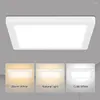 Plafoniere Lampada di illuminazione a montaggio superficiale 18W 24W Luce LED bianca naturale Quadrato arrotondato ultrasottile Moderno