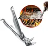 BBQ Grills Steel Plate Pan Clip Tools Grill Grate Lifter Gripper Anti Picker 230706