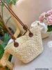 Ladies Fashion Luxurys Designer Straw Bag Summer Knitting Handbag Women Basket bags Type Cotton Inside Vacation Bag Beach Bag stylisheendibags