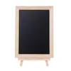 Blackboards 18x13см Деревянная табличная доска для двухсторонней доски объявлений Blackboard Дети Дети пишут черные доски игрушки 230706