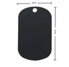 100 stks/partij Custom Aluminium Militaire Leger Dog Tags Blank en Laser Graveerbare JL1488