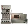 LINBOSS Commercial Sweet Pizza Cone Machine Stainless Steel Pizza Cone Oven With Display Case