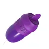 Vibrators Multispeed Tong Oraal Likken Vibrator USB Vibrerend Ei Gspot Vagina Massage Clitoris Stimulator Speeltjes voor Vrouwen Winkel 230706