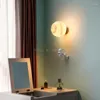 Wall Lamp Children's Room Cartoon Balloon Moon Modern Glass Ball Decor Lights Boy Bedroom For Home