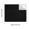 Window Film Removable 100% Light Blocking Darkest Window Cloth DIY Total Blackout Glass Privacy Darkening Window Tint Black Window Sticker 230707