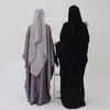 Odzież etniczna MD bez hidżabu moda muzułmańska Abayas dla kobiet z długim rękawem Maxi szata islamski kaftan Marocain suknia wieczorowa Djellaba Femme