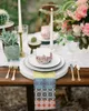 Guardanapo de mesa estilo étnico boêmio para festa de casamento jogo americano impresso toalhas de chá cozinha jantar