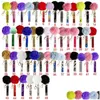 Sieraden Schattig Creditcard Pler Pompom Sleutelhangers Acryl Debet Bank Grabber Voor Lange Nagel Atm Sleutelhanger Kaarten Clip Nagels Gereedschap Drop Del Dhazm