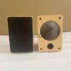 Box Square Shell Amplifier Portable Inch 3 Speaker Speakers Empty Case Home Audio Small HIFI Wooden Passive Loudspeaker Chassis House X070