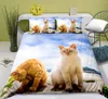 Bedding Sets Series 3D Printing Quilt Cover Bed Three Piece Set Children's Bedroom Supplies Cartoon Pillow Case