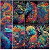 Tende 12 Zodiaco Fiore Colorato Animale Pittura Diamante Nuovo 2023 Fantasia Tigre Cavallo Paesaggio Fai Da Te Strass Mosaico Ricamo Y899