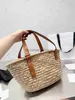 Bolsa de Palha Designer Moda Feminina Bolsas de Grande Capacidade Bolsas de Rattan Casuais Bolsas de Tecido de Vime Verão Praia Bali Lady Bolsa Cesta de Viagem Eleganteendibags