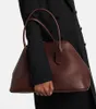 Abendtaschen 2023 Stil LcuCowhide Große Devon Pendeln Die Kapazität Trapezoid Knödelform Handtasche Einzelne Umhängetasche