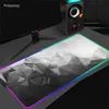 Мышиные колодки запястья Черно -белая линия 90x40cm Gaming Mouse Pad Большой геймер Big Mouse Mate Computer Gaming Keyboard Столденье светодиодная подсветка Mousepad R230707